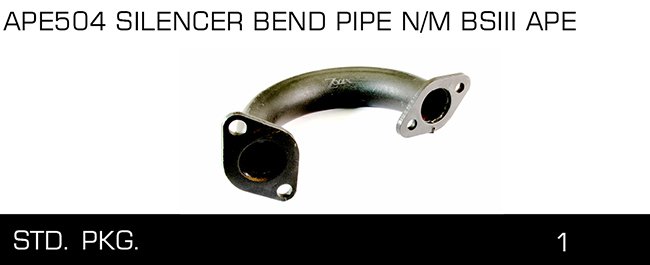 APE5O4 SILENCER BEND PIPE N M BSIII APE